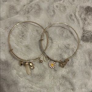 Francesca's Collections Gold Charm Bracelets